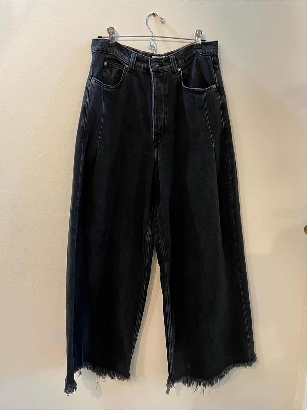 We The Free Old West Slouchy Women’s Black Relaxed Wide-Leg Jeans